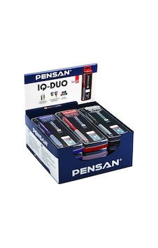 Pensan Iq-Duo Set 0.5 Mm Karışık Renkli Silgi+Min Pensan Iq-Duo Set 0.5 Mm Karışık Renkli Silgi+Min