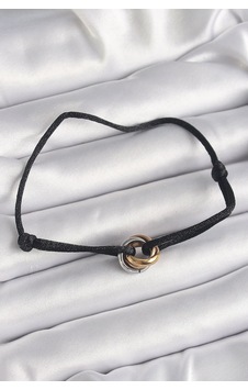 Mey İthalat Siyah Renk İpli Asansörlü Mix Renk Çelik Halka Model Kadın Bileklik Diğer Mey İthalat Siyah Renk İpli Asansörlü Mix Renk Çelik Halka Model Kadın Bileklik Diğer