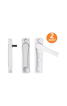 2 ADET Pvc Pimapen Sürgü Gizli Kapı Pencere Kilitli Kol