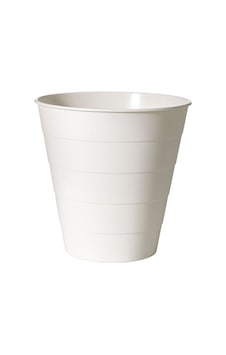 Ikea FNISS 10 LT 28 CM Masaaltı Çöp Kovası Beyaz