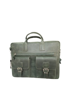 Mft Leather Hakiki Deri Laptop El Çantası Loreen 2230 Tiguan Haki Mft Leather Hakiki Deri Laptop El Çantası Loreen 2230 Tiguan Haki