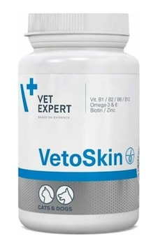 Vet Expert Vetoskin 90 Kapsül Kedi & Köpek Tüy Ve Deri Vitamini Twist-off Vet Expert Vetoskin 90 Kapsül Kedi & Köpek Tüy Ve Deri Vitamini Twist-off