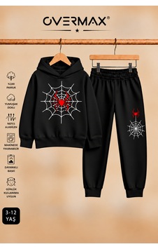 Overmax Örümcek Ağ Baskılı Kapüşonlu Sweatshirt & Eşofman Altı Takım 3-12 Yaş Siyah Üst-siyah Alt - 921046944 Siyah Üst-siyah Alt Overmax Örümcek Ağ Baskılı Kapüşonlu Sweatshirt & Eşofman Altı Takım 3-12 Yaş Siyah Üst-siyah Alt - 921046944 Siyah Üst-siyah Alt