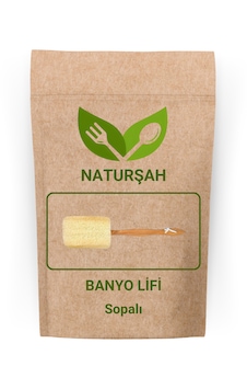 Naturşah Doğal Kabak Banyo Lifi Sopalı