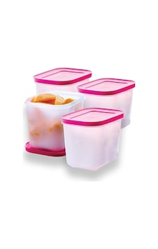 Tupperware Alaska 1.1 Litrre 4lü Pembe
