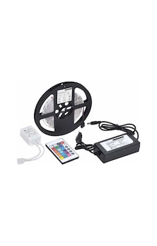 5 Mt 3 Cipli Rgb Şerit Led Silikonlu Adaptör Uzaktan Kumanda Tak Çalıştır Açık Kahverengi 5 Mt 3 Cipli Rgb Şerit Led Silikonlu Adaptör Uzaktan Kumanda Tak Çalıştır Açık Kahverengi