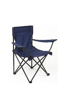Katlanabilir Metal Kamp Sandalyesi /lacivert Antrasit Katlanabilir Metal Kamp Sandalyesi /lacivert Antrasit