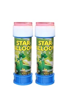 Star Bubbles Mini Baloncuk Köpük Oyuncak 2 Adet Metalik