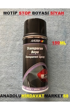 Motip Oto Stop Boyası Tranparan Siyah Renk 150 ML Motip Oto Stop Boyası Tranparan Siyah Renk 150 ML
