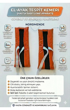 Ersel Ayak Tespit Kemeri Hasta Sabitleme Aparatı Nordmende