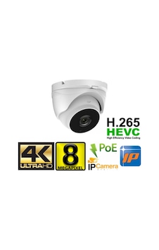 8 MP IÇ MEKAN 4K ULTRA HD İP POE SESLİ GÜVENLİK KAMERASI