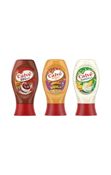 Calve Bbq - Burger - Ranch Sos 3 Lü Karma Paket Calve Bbq - Burger - Ranch Sos 3 Lü Karma Paket