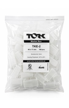 Tork Tke-2 Marker Box Kablo Etiketleme Kutusu 40x17 Mm 100 Adet