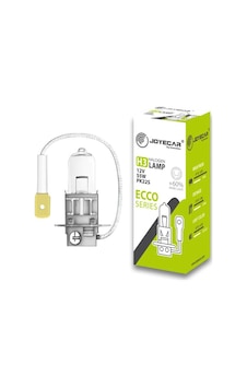 Joyecar H3 Halojen Ampul, Ecco Serisi, 12v 55w,%60 Daha Fazla Işık, Pk22s Soket Joyecar H3 Halojen Ampul, Ecco Serisi, 12v 55w,%60 Daha Fazla Işık, Pk22s Soket