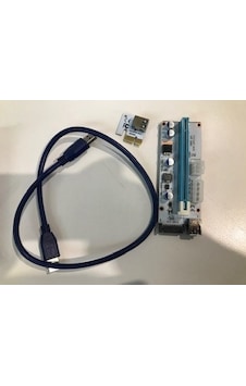 S-Link Sl- Ex10 Pci-E 1X To 16X Sata 6Pin Bitcoin Riser Ekran Kart