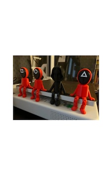 Siyah Eklemli 1 Adet Mini Yönetici Front Man Squid Game Front Man Figürü Squid Game Biblo 10 Cm Siyah Eklemli 1 Adet Mini Yönetici Front Man Squid Game Front Man Figürü Squid Game Biblo 10 Cm