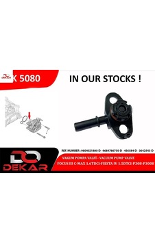 Vakum Pompa Valf Focus Iıı C-max 1.6tdcı-fıesta Iv 1.5dtcı-308-3008-c5-1.6hdı Euro5-6 Dekar Fm5q2a451aad/ 9684786750d Vakum Pompa Valf Focus Iıı C-max 1.6tdcı-fıesta Iv 1.5dtcı-308-3008-c5-1.6hdı Euro5-6 Dekar Fm5q2a451aad/ 9684786750d