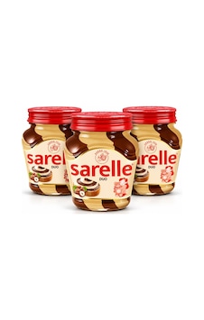 Sarelle Duo Kakaolu Fındık Kreması 350 Gr 3' Lü Paket Sarelle Duo Kakaolu Fındık Kreması 350 Gr 3' Lü Paket