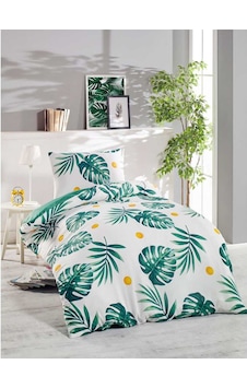 Eponj Home Junior Nevresim Seti Tek Kişilik Monstera Yeşil Eponj Home Junior Nevresim Seti Tek Kişilik Monstera Yeşil