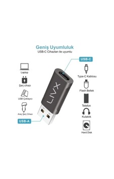 Type C To Usb 3.0 Çevirici Dönüştürücü Otg Adaptör Lva-otgcf İkili Paket Sku: Zeusb0c5tfkvlb Type C To Usb 3.0 Çevirici Dönüştürücü Otg Adaptör Lva-otgcf İkili Paket Sku: Zeusb0c5tfkvlb