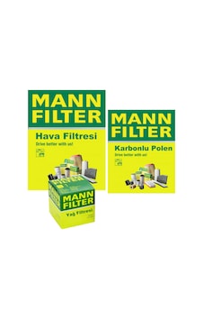 Mann-filter Renault Megane 4 1.3 Tce Benzinli Filtre Bakım Seti 2018-2025 3kp Hava+yağ+karbonlu Mann-filter Renault Megane 4 1.3 Tce Benzinli Filtre Bakım Seti 2018-2025 3kp Hava+yağ+karbonlu