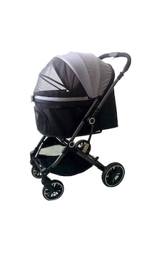 Eurodog - 921 - Katlanabilir Köpek Arabası Gri - Spt-gld - 71x56,5x103 Cm Eurodog - 921 - Katlanabilir Köpek Arabası Gri - Spt-gld - 71x56,5x103 Cm