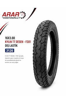 16x3.00 Kylın Tt Desen - F301 Dış Lastik-3126