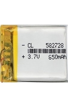Mp3 Mp4 Akıllı Saat Pil 3.7V 650Mah Şarjlı Li-Polimer Batarya 582728 Mp3 Mp4 Akıllı Saat Pil 3.7V 650Mah Şarjlı Li-Polimer Batarya 582728
