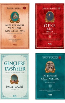 İmam Gazali Nefs Terbiyesi-öfke Kin-gençlere Tavsiyeler 4'lü Seti İmam Gazali Nefs Terbiyesi-öfke Kin-gençlere Tavsiyeler 4'lü Seti