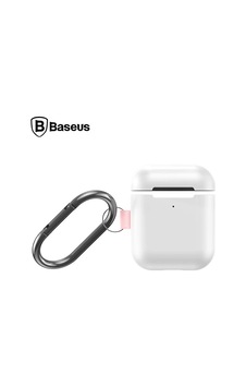 Baseus Woven Label Hook Apple Uyumlu AirPods 1/2 Koruma Kılıf+anahtarlık- 5775 Beyaz Baseus Woven Label Hook Apple Uyumlu AirPods 1/2 Koruma Kılıf+anahtarlık- 5775 Beyaz