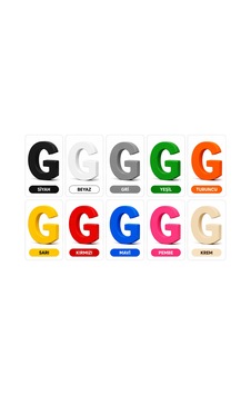 Dekoratif -g- Harfi 20 Cm Q-1184 Dekoratif -g- Harfi 20 Cm Q-1184