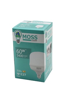 Moss Lıght 60w Torch Led Ampul Plastik E27 5400lumen L175 Derece 50.000 Saat Ömür Ip20 185-265v Ac Moss Lıght 60w Torch Led Ampul Plastik E27 5400lumen L175 Derece 50.000 Saat Ömür Ip20 185-265v Ac