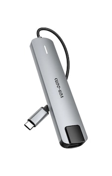 Ven-dens Vd-adp020 8 İ 1 Arada Usb-c Hub Adaptör, 4k 30 Hz Hdmı, 90 W Pd, Usb 3.0, Rj45, Gri Ven-dens Vd-adp020 8 İ 1 Arada Usb-c Hub Adaptör, 4k 30 Hz Hdmı, 90 W Pd, Usb 3.0, Rj45, Gri
