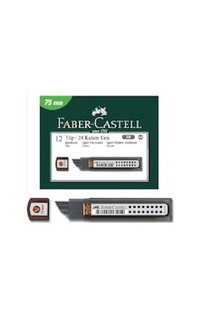 Faber Super Fine Min 0.5 MM 2B 75Mm 24 Min/Tüp Faber Super Fine Min 0.5 MM 2B 75Mm 24 Min/Tüp