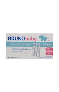 Bruno Baby 5 ml 20'li Flakon 3 Paket Serum Fizyolojik
