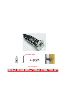 METAL ALÇIPAN DÜBELİ+VİDA 50 SET METAL ALÇIPAN DÜBELİ+VİDA 50 SET