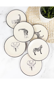 Finehome Jungle 6 Parça Pasta Takımı