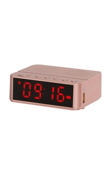 Goldmaster Horoz Bluetooth Radyolu Alarmlı Saat Pembe
