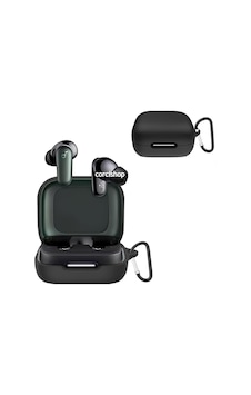 Soundcore R50i Nc / P30i Modeli Uyumlu Kılıf Askılı Mat Silikon Ürün Kulaklık Değildir Siyah