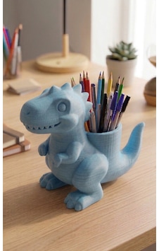 Sevimli Dinozor Figürlü T-rex Masa Üstü Düzenleyici Kalemlik 3d Tasarım Çocuk Ve Ofis Organizer 25cm Sevimli Dinozor Figürlü T-rex Masa Üstü Düzenleyici Kalemlik 3d Tasarım Çocuk Ve Ofis Organizer 25cm