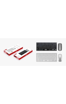 Yılıma Qs-806 Kablosuz Bluetoothlu Klavye Mouse Set Lazer Yılıma Qs-806 Kablosuz Bluetoothlu Klavye Mouse Set Lazer