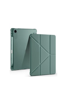 Aksesuarcim Tb-311fu İle Uyumlu Kılıf Silikon Yumuşak Kalem Bölmeli Esnek 4 Farklı Stand Olabilen Tablet Kılıfı Koyu Yeşil Sku: Zeusb0frn7j6m5 Arka Kapak