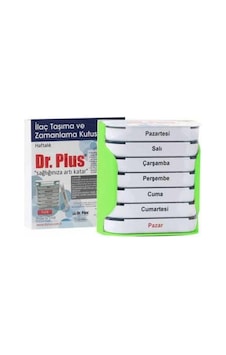 Dr Plus Ilaç Taşıma Ve Zamanlama Kutusu Haftalık 7X24 Dr Plus Ilaç Taşıma Ve Zamanlama Kutusu Haftalık 7X24