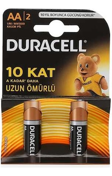 Duracell AA Kalem Pil 2'li Duracell AA Kalem Pil 2'li