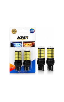 Mega Oto Market T20 Çift Duy 144 Led Beyaz Oto Ampul 2 Adet Stop, Fren Ve Sinyal Led Lambası Mega Oto Market T20 Çift Duy 144 Led Beyaz Oto Ampul 2 Adet Stop, Fren Ve Sinyal Led Lambası