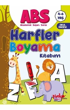 ABS Harfler Boyama Kitabım 4 - 6 Yaş - Buçe Dayı - Pinokyo
