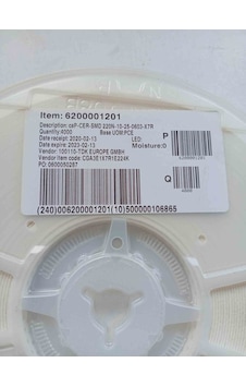 220nf 25v 603 Tdk Smd Seramik 100 Adet 220nf 25v 603 Tdk Smd Seramik 100 Adet