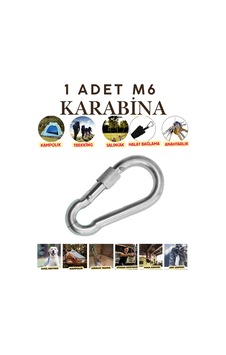 6 Mm Kilitli Karabina Paslanmaz Çelik Karabina Kamp Ekipmanı Tırmanma Dağcılık Salıncak Hamak Askı Gümüş Gümüş 6 Mm Kilitli Karabina Paslanmaz Çelik Karabina Kamp Ekipmanı Tırmanma Dağcılık Salıncak Hamak Askı Gümüş Gümüş