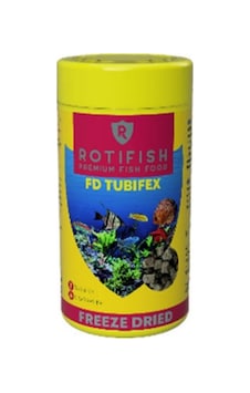 Rotifish Fd Tubifex Worms Kurutulmuş Kurt Balık Yemi 100 ML 7G Rotifish Fd Tubifex Worms Kurutulmuş Kurt Balık Yemi 100 ML 7G