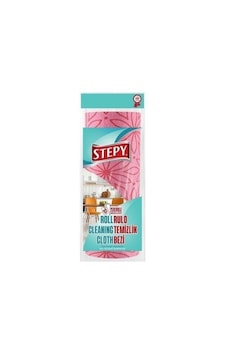 Stepy Rulo Temizlik Bezi Renkli 10 Yaprak Çok Renkli Stepy Rulo Temizlik Bezi Renkli 10 Yaprak Çok Renkli